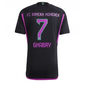 Bayern Munich Serge Gnabry #7 Borta Kläder 2023-24 Kortärmad